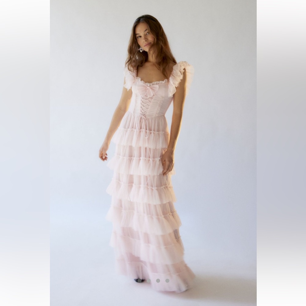 Amy Jane London Evangeline Ruffle Maxi Dress